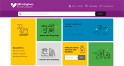 Desktop Screenshot of birmingham.gov.uk